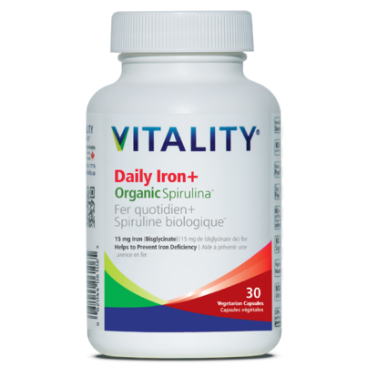 Vitality Daily Iron + Organic Spirulina