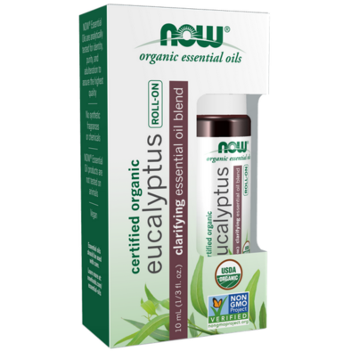 NOW Solutions Organic Eucalyptus Essential Oil Roll-On