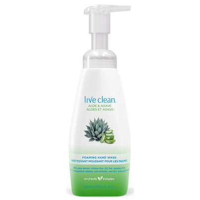 Live Clean Aloe & Agave Foaming Hand Wash