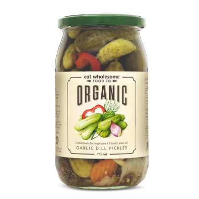 Eat Wholesome Organic Garlic Dill Pickles