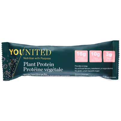 Younited Plant Protein Whole Food Energy Bar Summer Berries