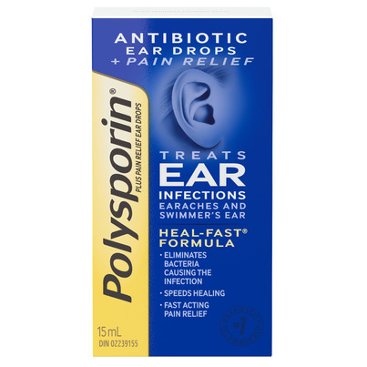 Polysporin Plus Pain Relief Ear Drops