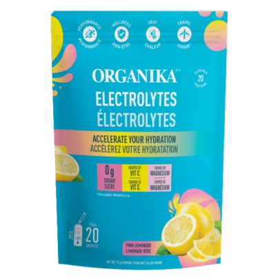 Organika Electrolytes Pink Lemonade Sachets
