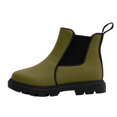Native Shoes Kensington Treklite Boots Rookie Green And Jiffy Black