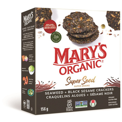 Mary's Organic Seaweed & Black Sesame Super Seed Crackers