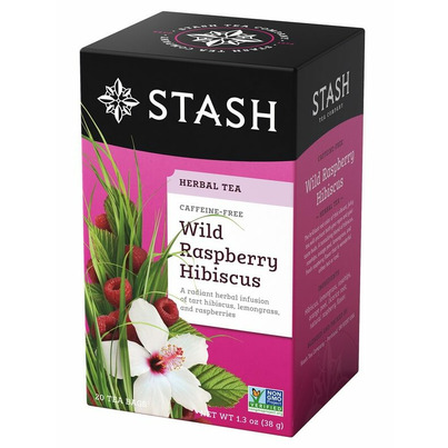 Stash Wild Raspberry Hibiscus Herbal Tea