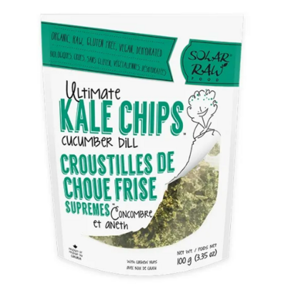 Solar Raw Ultimate Kale Chips Cucumber Dill