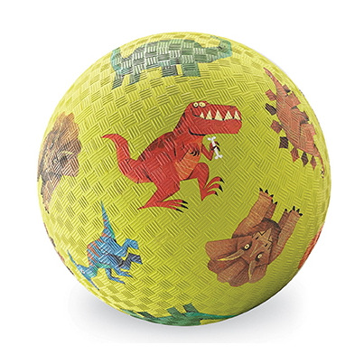 Crocodile Creek Playground Ball Dinosaurs Green