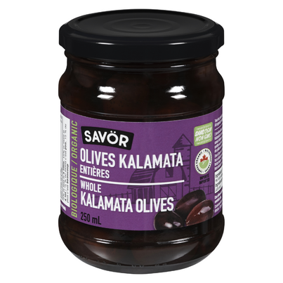 Savor Organic Whole Kalamata Olives