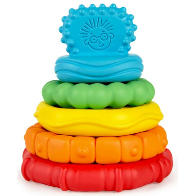 Baby Einstein Stack & Teethe Multi-Textured Teether Toy