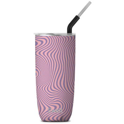 S'well Tumbler With Straw Lavender Swirl