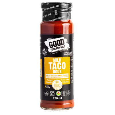 Good Food For Good Organic Mild Taco Sauce
