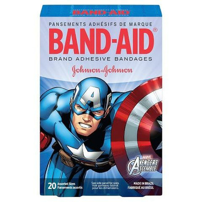 Band-Aid Brand Adhesive Bandages Avengers