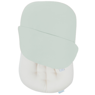 Snuggle Me Organic Infant Lounger + Cover Bundle Sage