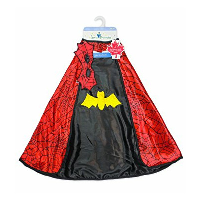 Great Pretenders Reversible Spider Bat Cape And Mask
