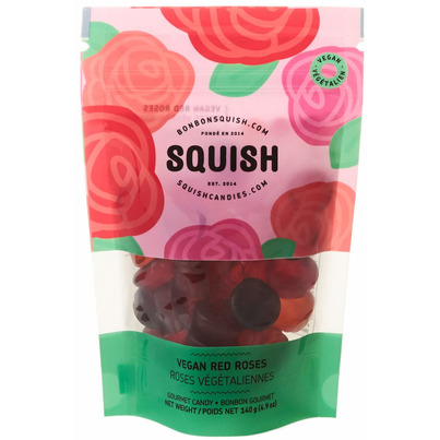 SQUISH Vegan Red Roses Gourmet Candy
