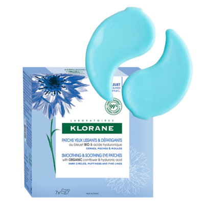 Klorane Smoothing & Soothing Eye Patches With Organic Cornflower