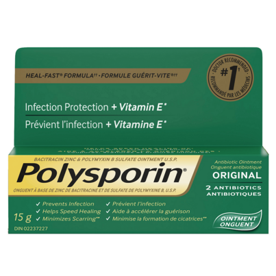 Polysporin Original Antibiotic Ointment Heal-Fast Formula