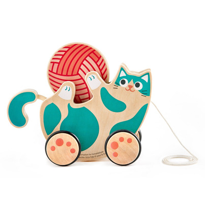Hape Toys Roll & Rattle Kitten