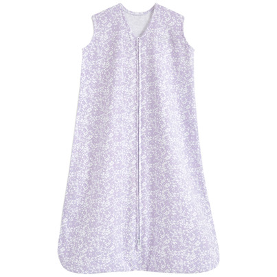 Halo Innovations Sleepsack Blanket Aster Flowers Purple Cotton 0.5 TOG