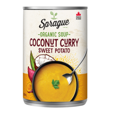 Sprague Organic Coconut Curry Sweet Potato Soup