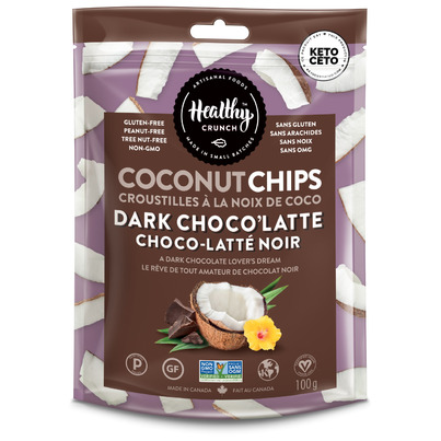 Healthy Crunch Dark Choco'Latte Coconut Chips