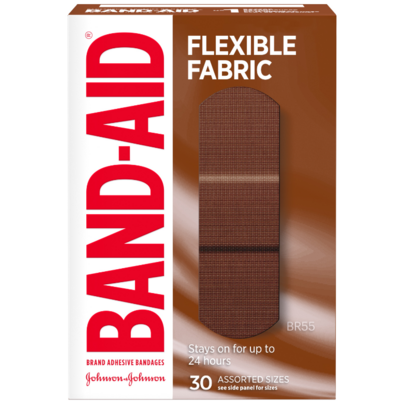 Band-Aid Flexible Fabric Adhesive Bandages Assorted Sizes
