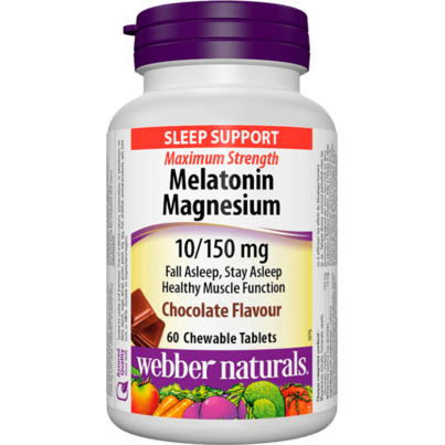 Webber Naturals Melatonin Magnesium 10/150 Mg