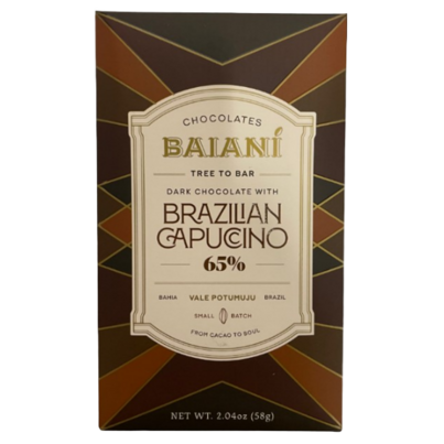 Baiani Dark Chocolate With Brazilian Cappuccino 65%