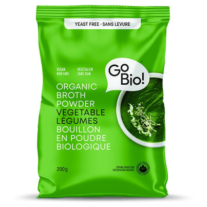 GoBIO! Yeast-Free Organic Vegetable Broth Powder