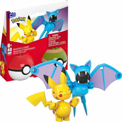 Pokemon Pokeball Pikachu & Zubat