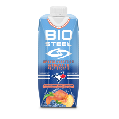 BioSteel Sports Hydration Drink Blue Jays Peach Blueberry