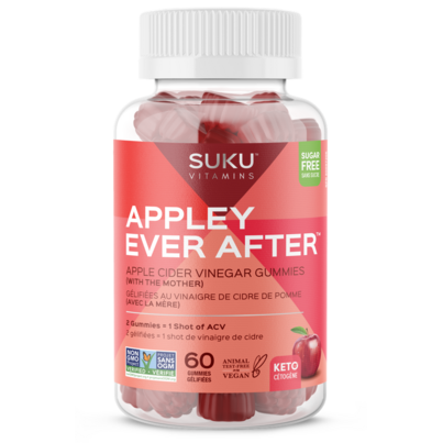 SUKU Vitamins Appley Ever After Apple Cider Vinegar Gummies