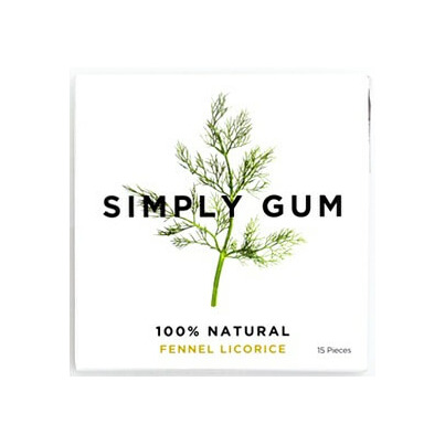 Simply Gum Fennel Natural Chewing Gum