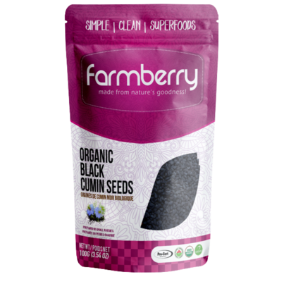 Farmberry Organic Black Cumin Seeds