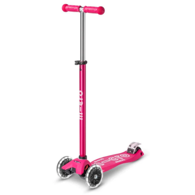 Micro Scooter Micro Maxi Deluxe LED Scooter Pink