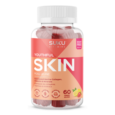 SUKU Vitamins Youthful Skin Strawberry Lemon