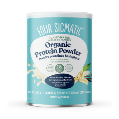 Four Sigmatic Plant-Based Organic Protein Powder Sweet Vanilla