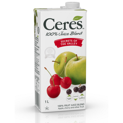 Ceres 100% Fruit Juice Secrets Of The Valley