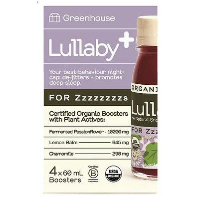 Greenhouse Organic Boosters Lullaby For Zzzzs Multi-Pack