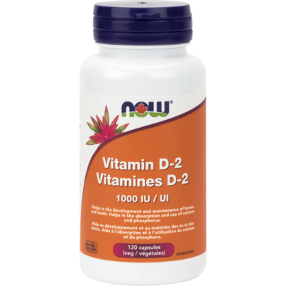 NOW Foods Vegetarian & Dry Vitamin D-2 1000 IU