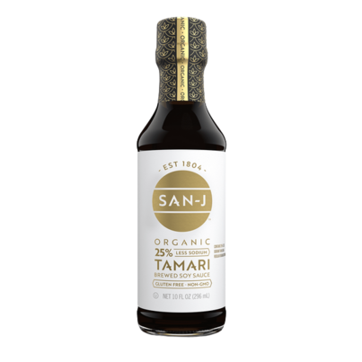 San-J Organic Gluten-Free Tamari Reduced Sodium Soy Sauce