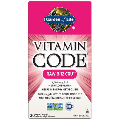 Garden Of Life Vitamin Code Raw B-12