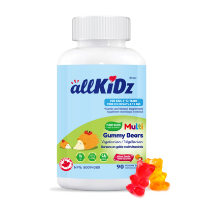 AllKiDz Naturals Multi Gummy Bears Vegetarian