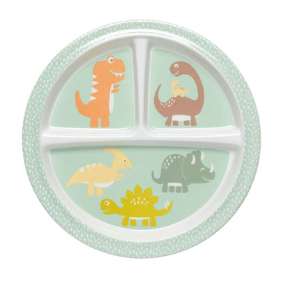 Sugarbooger Divided Suction Plate Baby Dinosaur