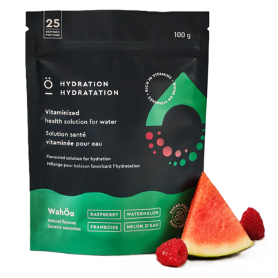 O Hydration WahOo Immunity-Boosters With Antioxidants Rasberry Watermelon