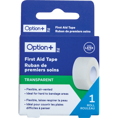 Option+ First Aid Tape Transparent