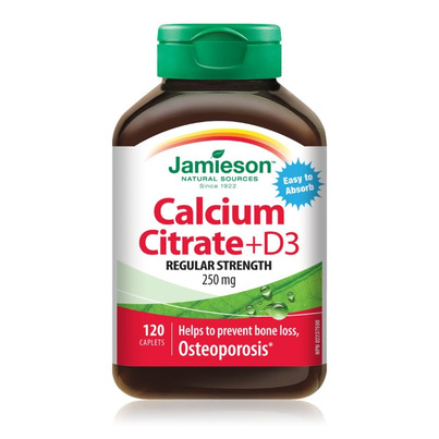 Jamieson Calcium Citrate + D3 250mg