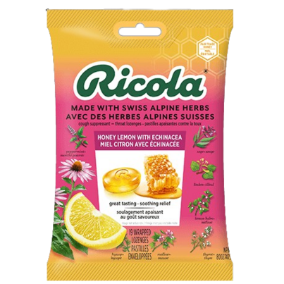 Ricola Cough Drop Echinace & Honey Lemon