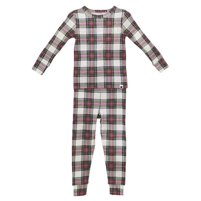 Rise Little Earthling Long Sleeve Sleep Set Red Plaid